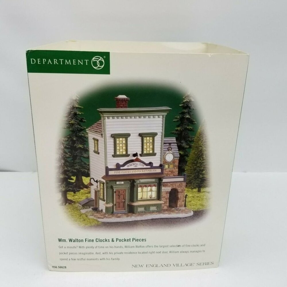 Dept 56 New England - Wm. Walton Fine Clocks & Pocket Pieces